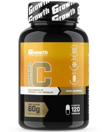 Vitamina C (120 caps) - Growth Supplements
