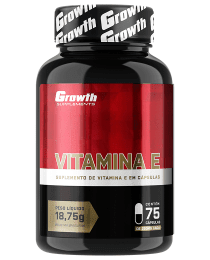 Vitamina E (75caps) - Growth Supplements
